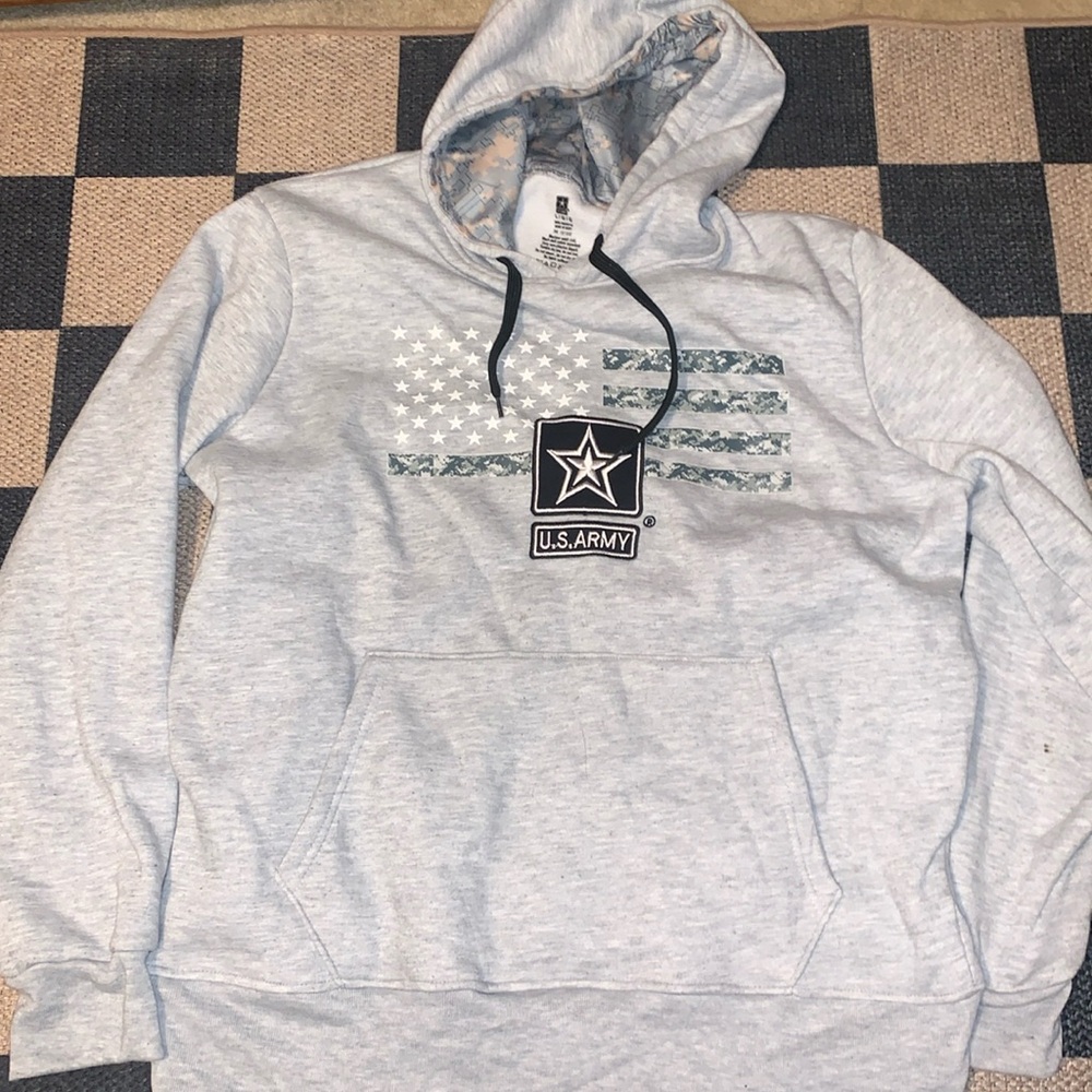 ARMY EMBROIDERED HOODIE